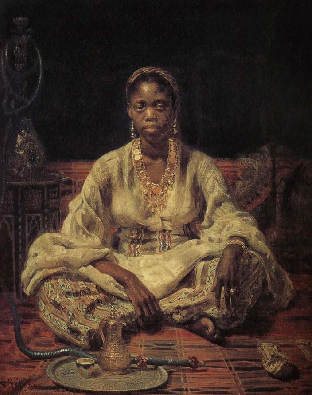 Ilia Efimovich Repin Black girl oil painting picture